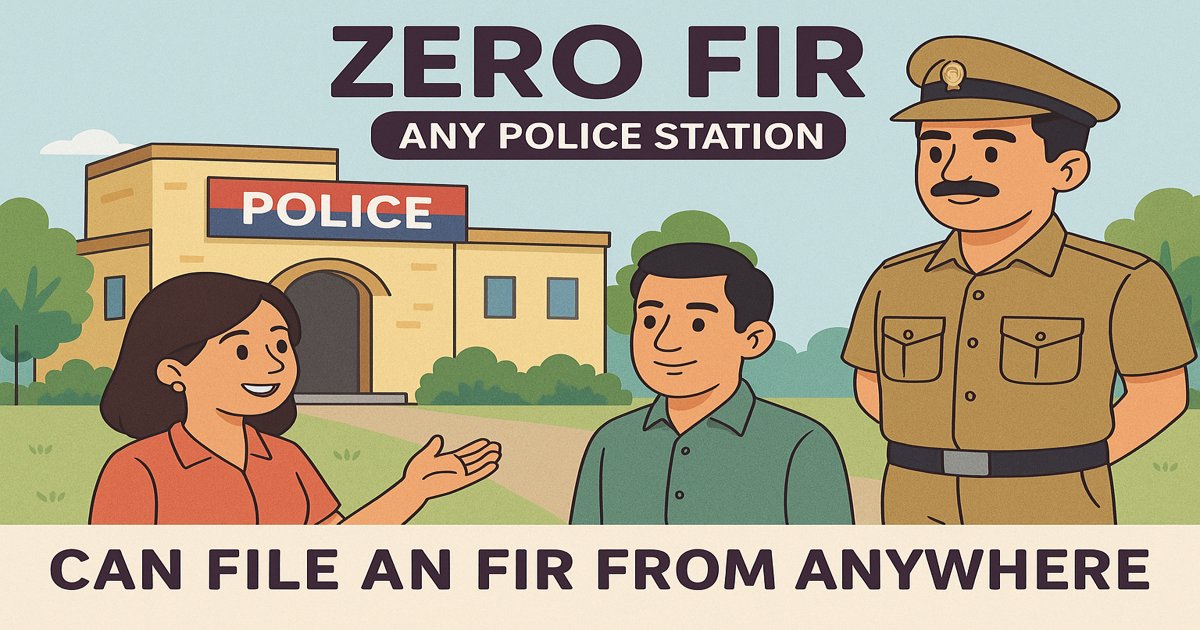 What is Zero FIR? Where to file? Can i file Anywhere? In all India?